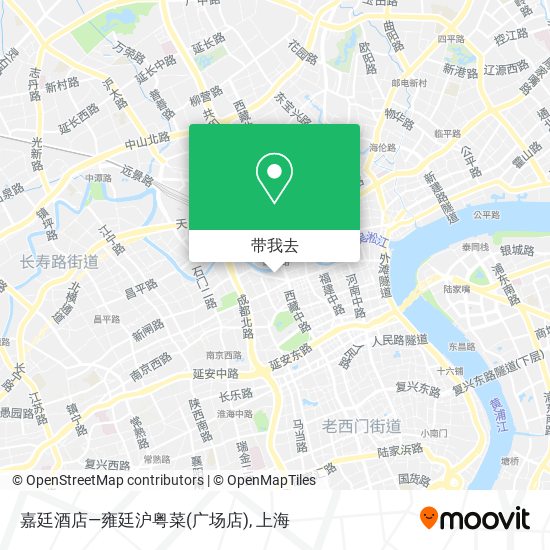 嘉廷酒店—雍廷沪粤菜(广场店)地图