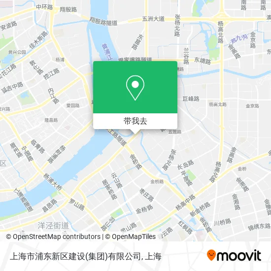 上海市浦东新区建设(集团)有限公司地图