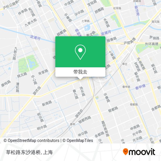 莘松路东沙港桥地图