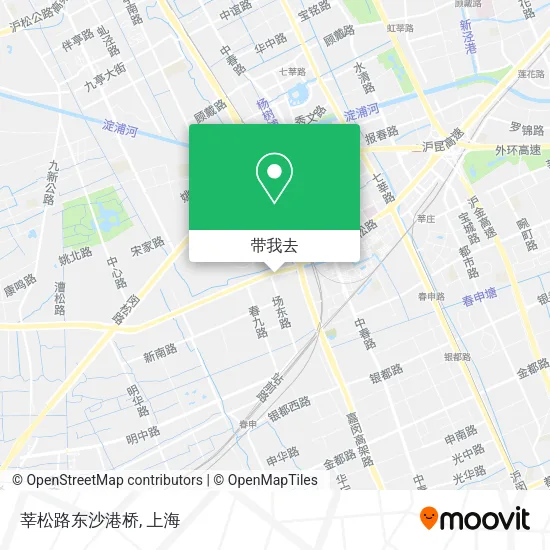 莘松路东沙港桥地图
