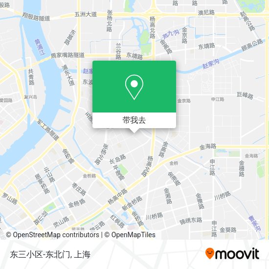 东三小区-东北门地图