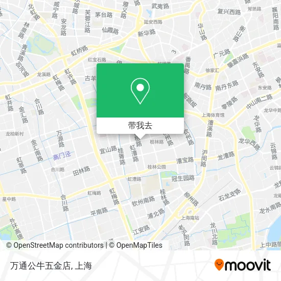 万通公牛五金店地图
