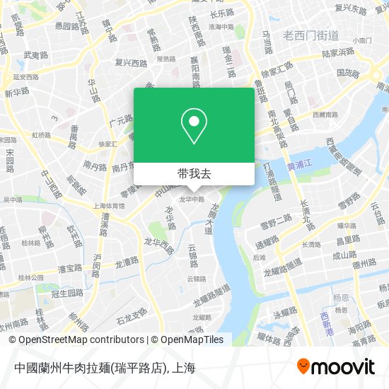 中國蘭州牛肉拉麺(瑞平路店)地图