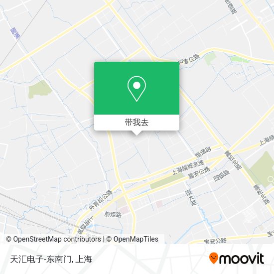 天汇电子-东南门地图