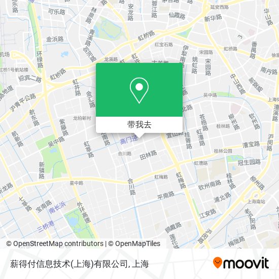 薪得付信息技术(上海)有限公司地图