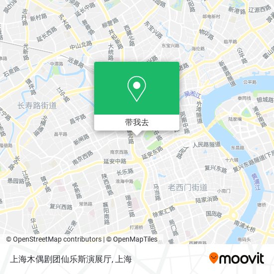 上海木偶剧团仙乐斯演展厅地图