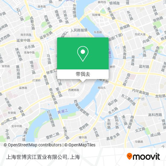 上海世博滨江置业有限公司地图