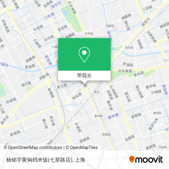 杨铭宇黄焖鸡米饭(七莘路店)地图