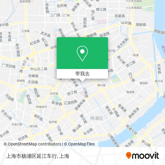 上海市杨浦区延江车行地图