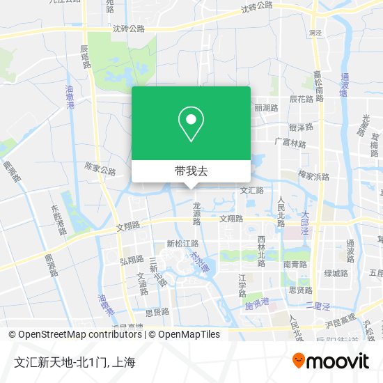 文汇新天地-北1门地图