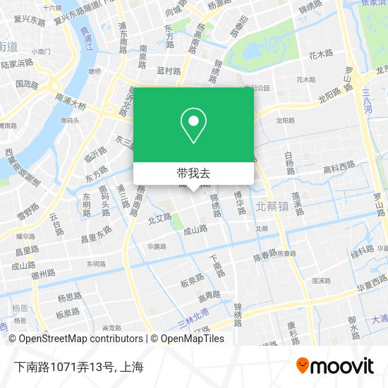 下南路1071弄13号地图