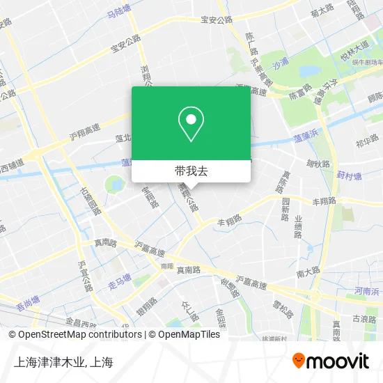 上海津津木业地图