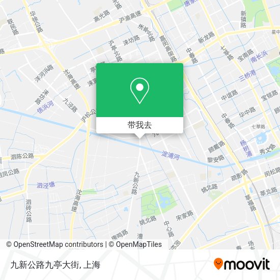 九新公路九亭大街地图