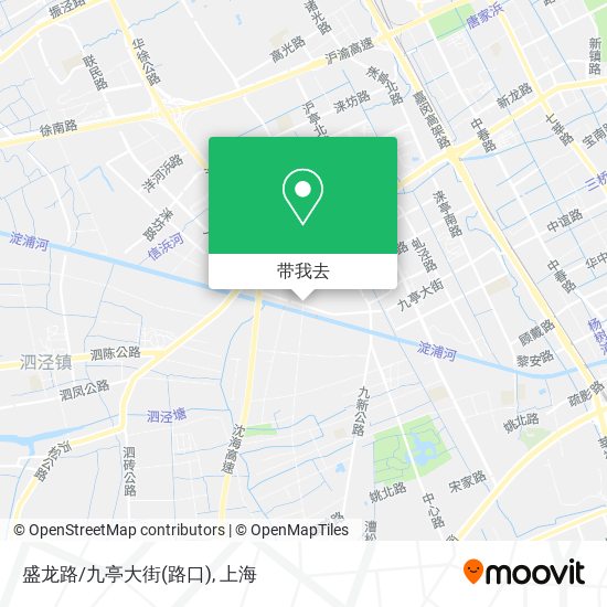 盛龙路/九亭大街(路口)地图
