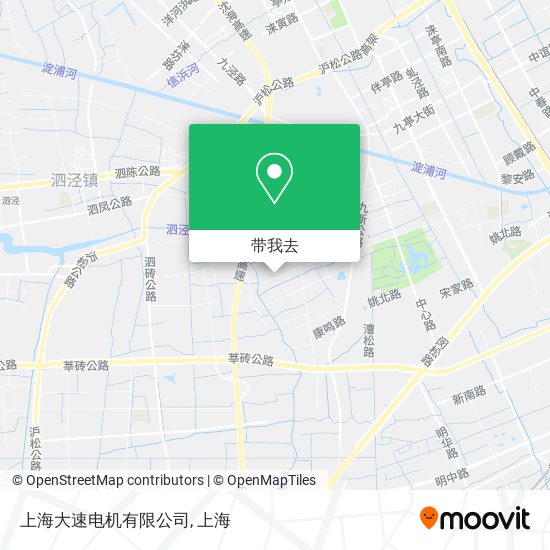 上海大速电机有限公司地图