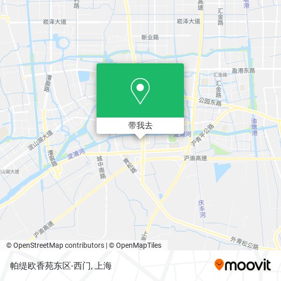 帕缇欧香苑东区-西门地图
