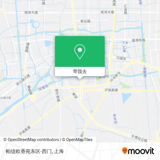 帕缇欧香苑东区-西门地图