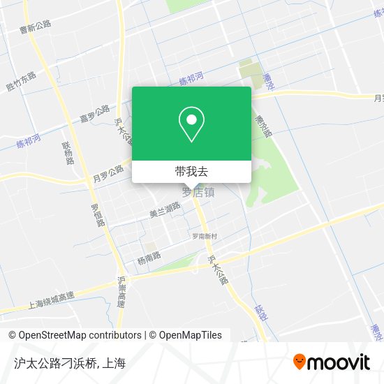 沪太公路刁浜桥地图