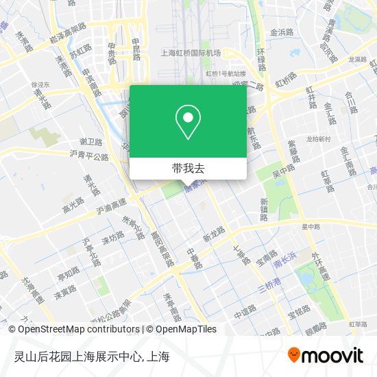 灵山后花园上海展示中心地图