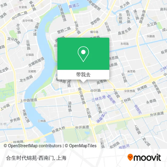 合生时代锦苑-西南门地图