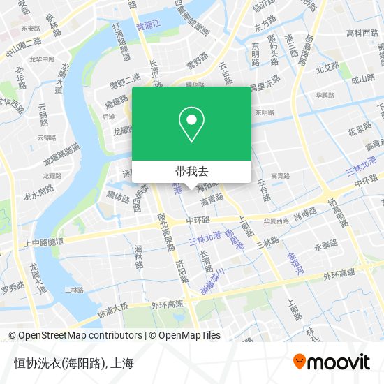 恒协洗衣(海阳路)地图