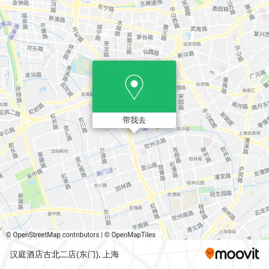 汉庭酒店古北二店(东门)地图