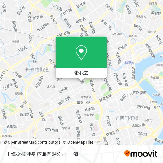 上海橄榄健身咨询有限公司地图