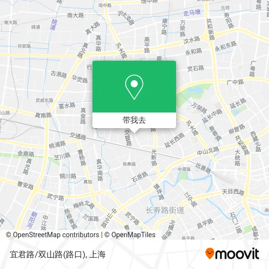 宜君路/双山路(路口)地图