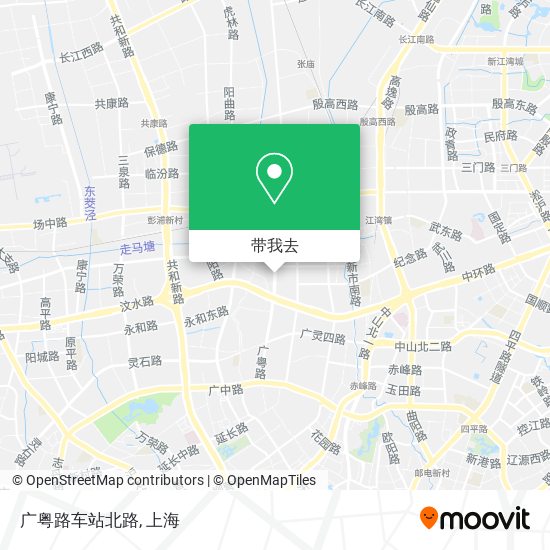 广粤路车站北路地图