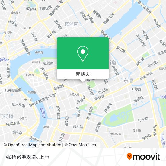 张杨路源深路地图