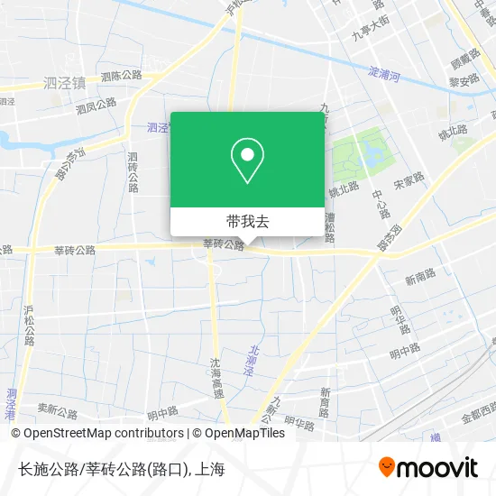 长施公路/莘砖公路(路口)地图