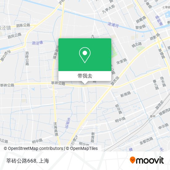 莘砖公路668地图
