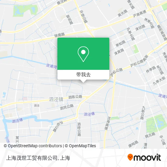 上海茂世工贸有限公司地图