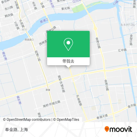 奉金路地图
