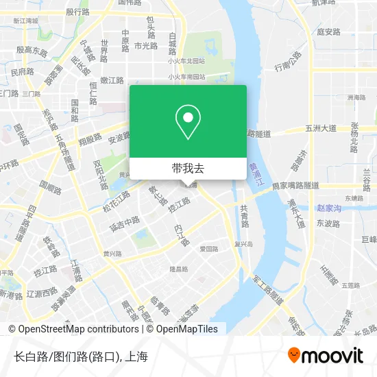 长白路/图们路(路口)地图
