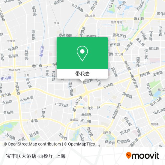 宝丰联大酒店-西餐厅地图