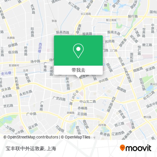 宝丰联中外运敦豪地图