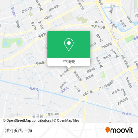 洋河浜路地图