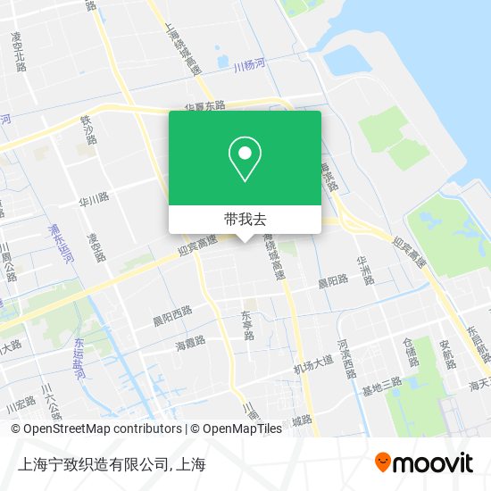 上海宁致织造有限公司地图