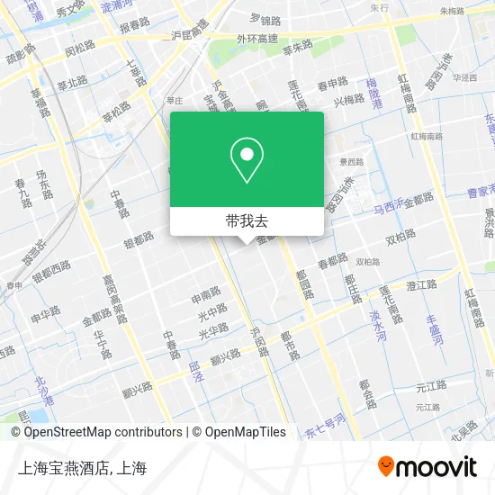 上海宝燕酒店地图