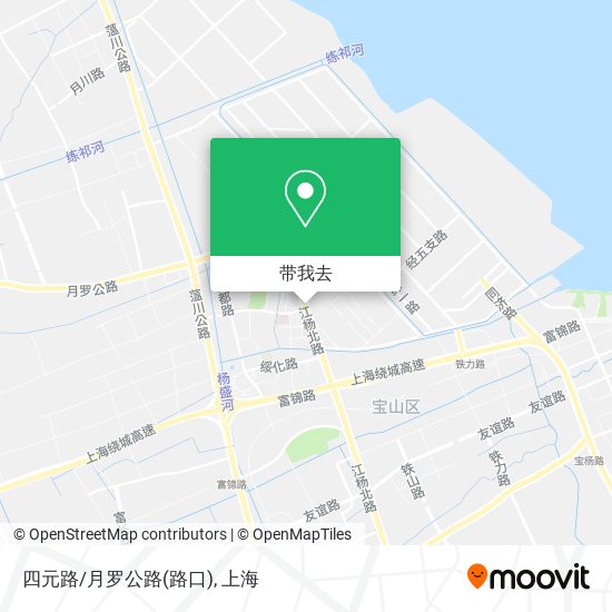 四元路/月罗公路(路口)地图