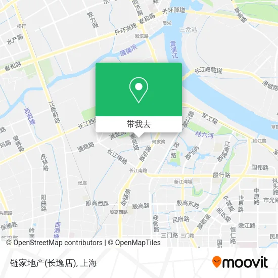 链家地产(长逸店)地图
