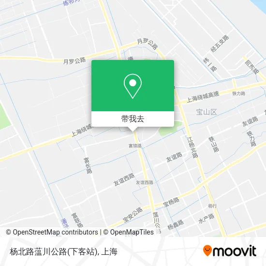 杨北路蕰川公路(下客站)地图