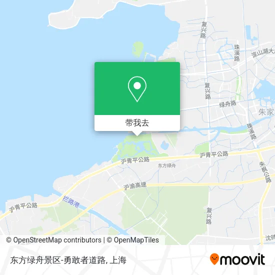 东方绿舟景区-勇敢者道路地图