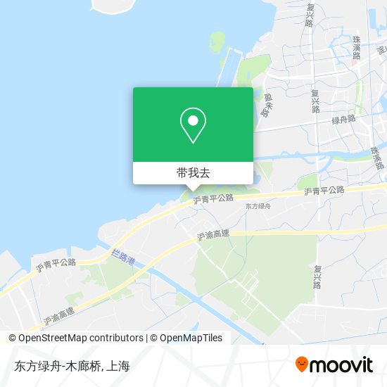 东方绿舟-木廊桥地图