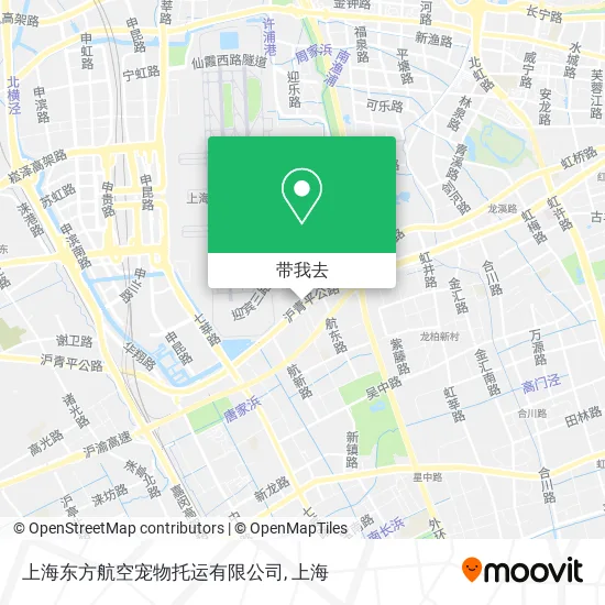 上海东方航空宠物托运有限公司地图