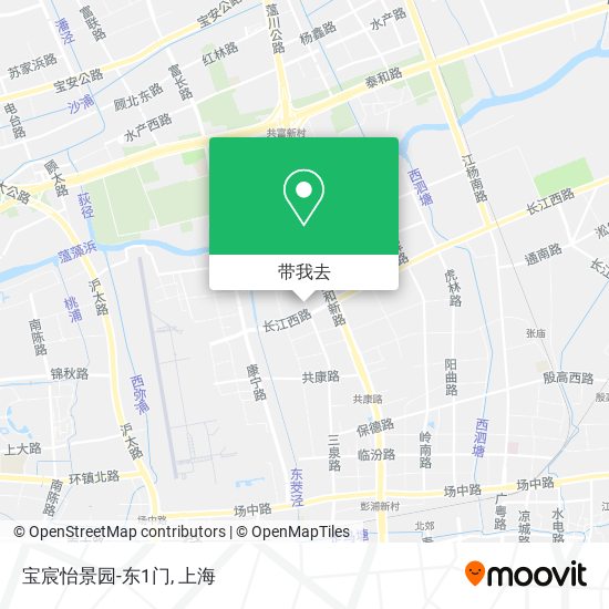 宝宸怡景园-东1门地图