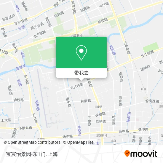 宝宸怡景园-东1门地图