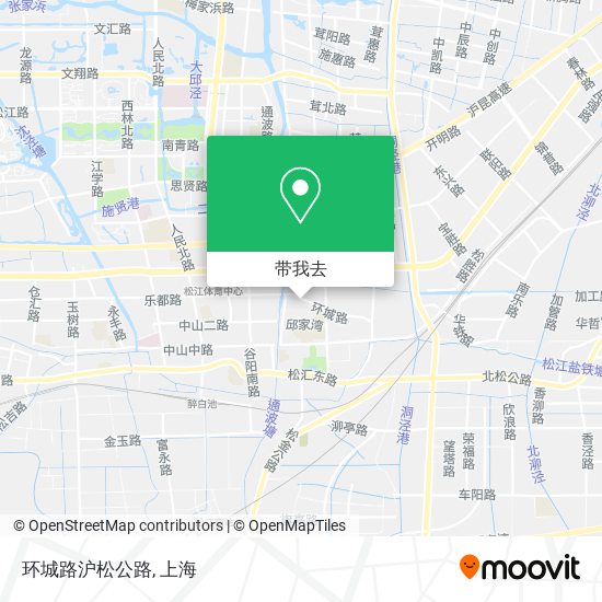 环城路沪松公路地图
