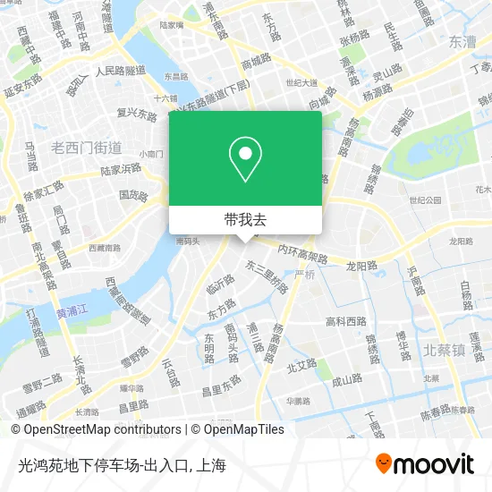 光鸿苑地下停车场-出入口地图
